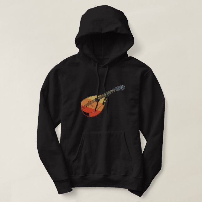 Sudadera Mandolin Lover Vintage Mandolin Player Lute Countr (Diseño del anverso)