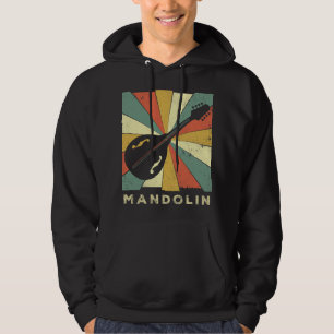 Sudadera Mandolin Lover Vintage Mandolin Player Music Retro