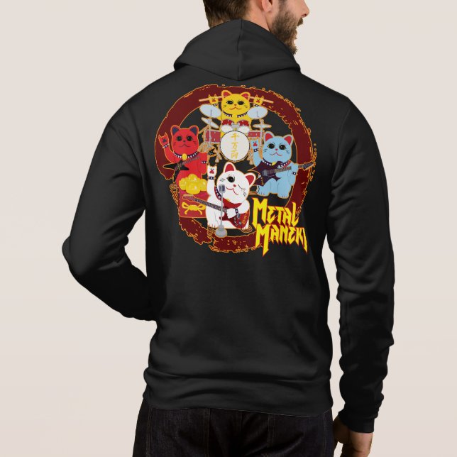 Sudadera Maneki metalizado (Reverso)