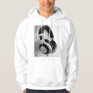 Sudadera Manga larga de los auriculares masculinos