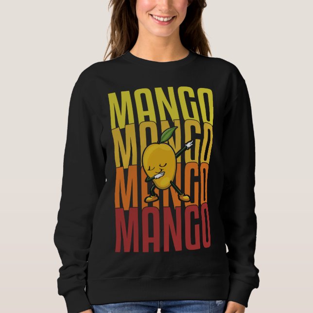 Sudadera Mango Dabbing Fruit Funny Women Mangos Love (Anverso)