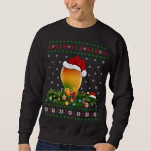 Sudadera Mango Fruto Lover Xmas Santa Hat Ugly Mango Christ