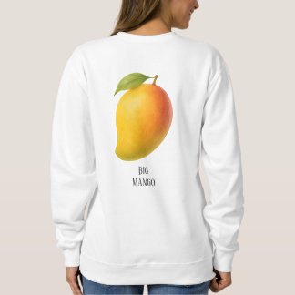 Sudadera Mango Grande, Fruta Dulce y Nombre