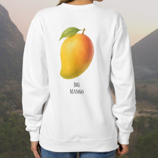 Sudadera Mango Grande, Fruta Dulce y Nombre