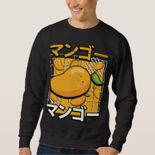 Sudadera Mango lindo Fruta Kawaii Anime retro japonés