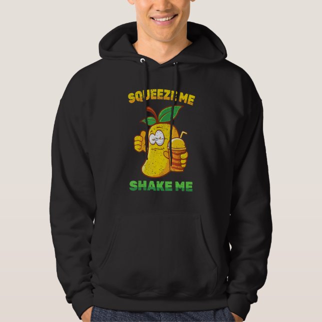 Sudadera Mango - Squeeze Me Shake - Fruta - Vegetariana - (Anverso)