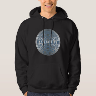 Sudadera Manhole Cover Brooklyn Blue