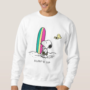 Sudadera Maní   Alta marea de Snoopy y Woodstock
