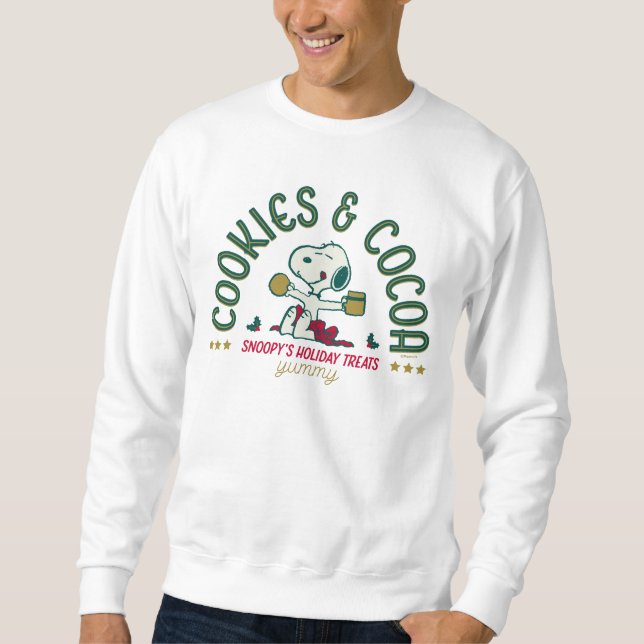 Sudadera Maní | Cookies y cacao de Snoopy (Anverso)