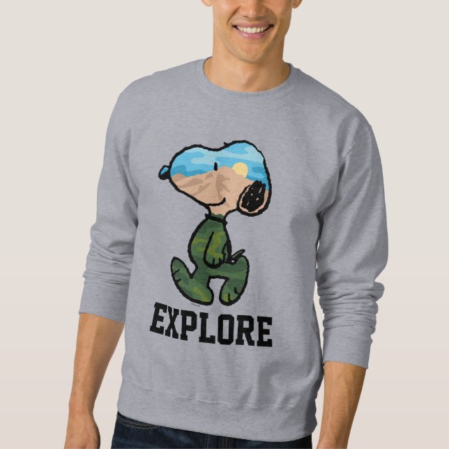 Sudadera Maní | Gran Esnoopa al Aire Libre (Anverso)