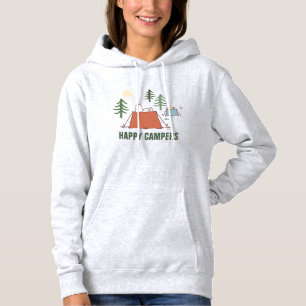 Sudadera Maní   Snoopy & Woodstock Happiness is Camping