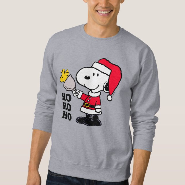 Sudadera Maní | Snoopy & Woodstock Ho Ho (Anverso)