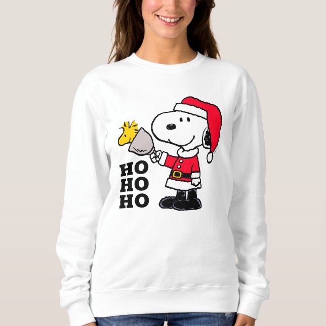 Sudadera Maní | Snoopy & Woodstock Ho Ho (Anverso)