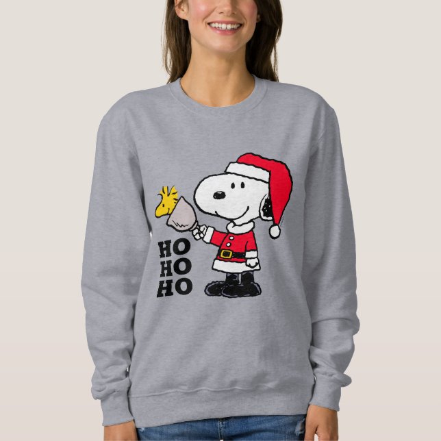 Sudadera Maní | Snoopy & Woodstock Ho Ho (Anverso)