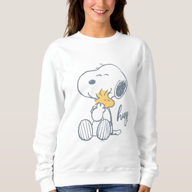 Sudadera Maní | Snoopy & Woodstock Hug (Anverso)