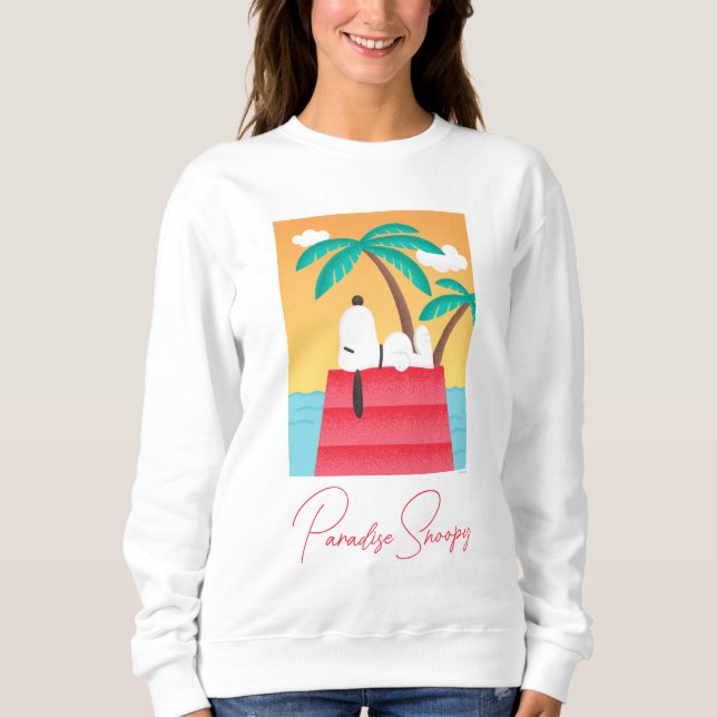 Sudadera Maní | Sueños de Deco Tropicales Snoopy (Anverso)