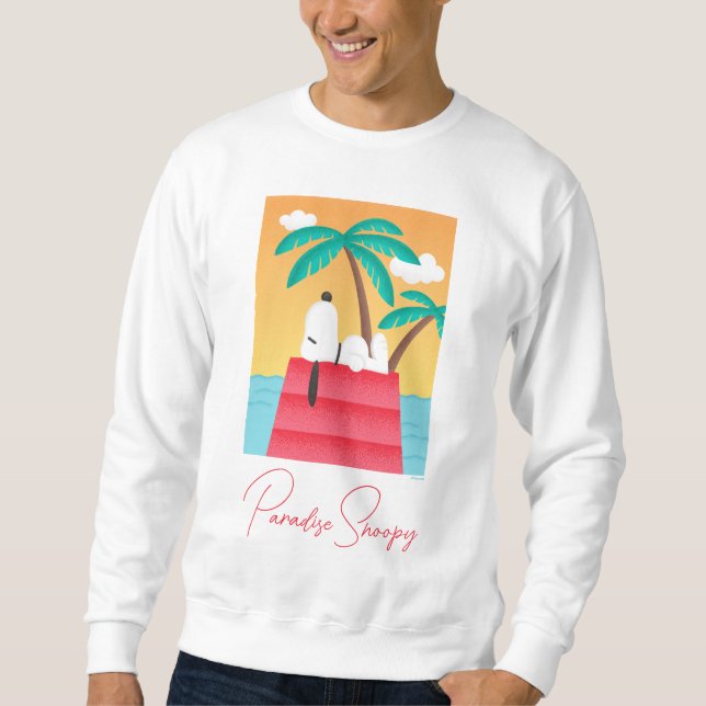 Sudadera Maní | Sueños de Deco Tropicales Snoopy (Anverso)