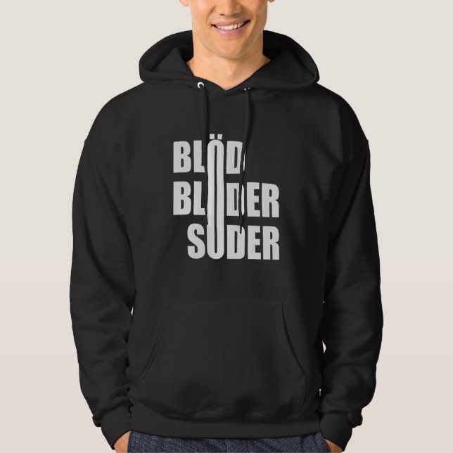 Sudadera Manifestación política Stuble Stöder Söder (Anverso)