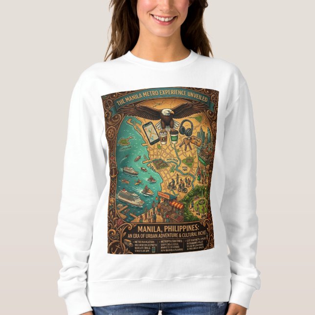 Sudadera Manila Metro Experience (Anverso)