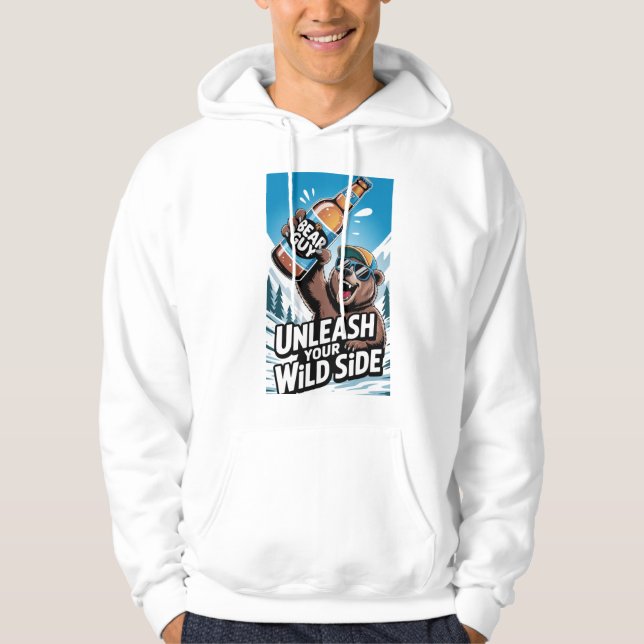 Sudadera 🍺 Männer Pullover – Lustiges Motiv: Mann mit Bier (Anverso)