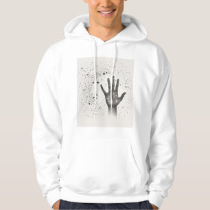 Sudadera Mano cósmica en Galaxia Starry - S espiritual surr