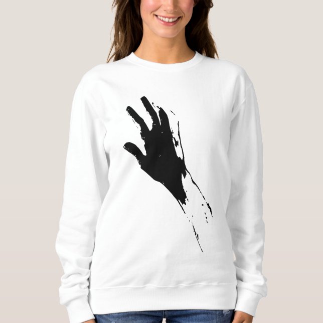 Sudadera Mano de arte abstracta (Anverso)