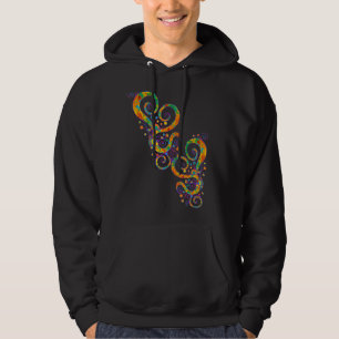 Sudadera Mano de Corazones Espirales Pintada 2 Diversión de