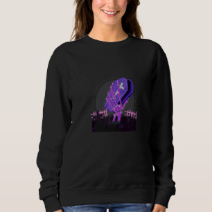 Sudadera Mano de esqueleto Pastel Góthico Funeral Ataúd Gót