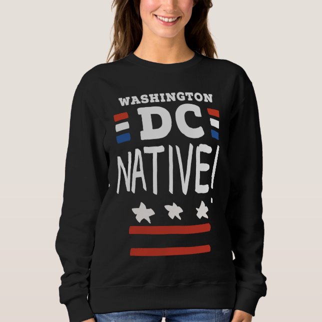Sudadera Mano Escrita Washington D C Capital De Las Nacione (Anverso)