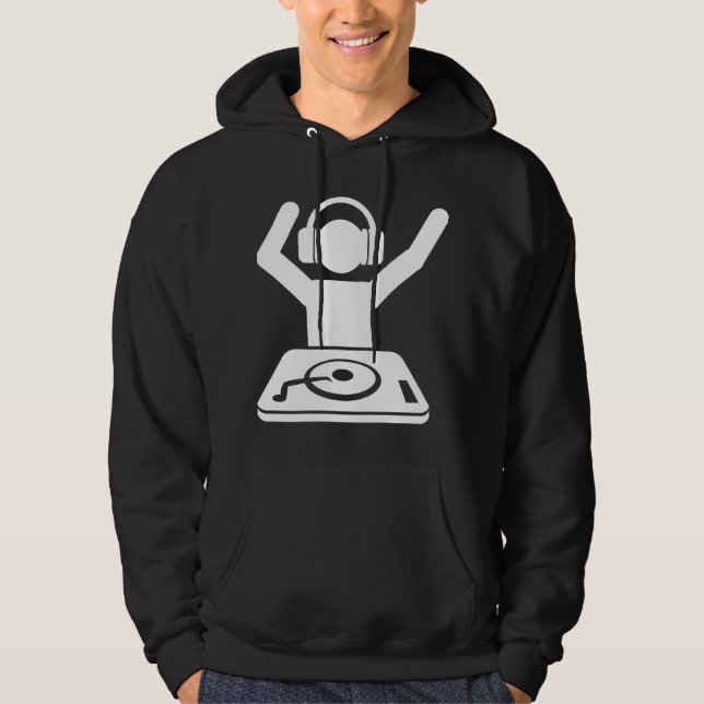 Sudadera Manos de DJ en el aire (Anverso)