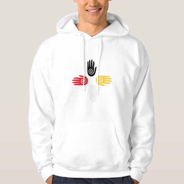Sudadera Manos de las ruedas medicinales (Anverso)