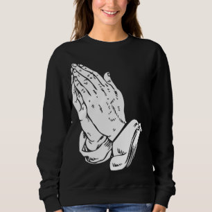 Sudadera Manos de oración - Jesús religioso cristiano de Gu