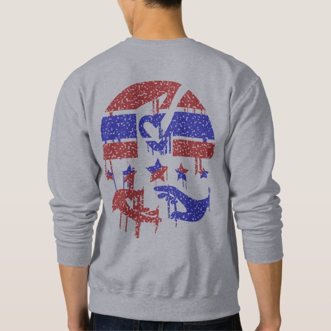 Sudadera Manos de unidad (Reverso)