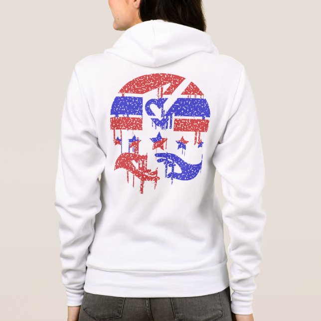 Sudadera Manos de unidad (Reverso)