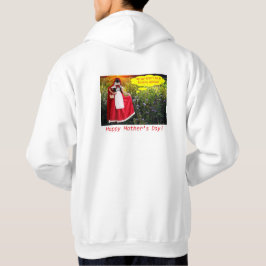Sudadera mans hoodie. Feliz Día de la Madre. ragdollcat/lit