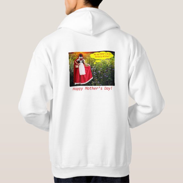 Sudadera mans hoodie. Feliz Día de la Madre. ragdollcat/lit (Reverso)
