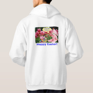 Sudadera mans hoodie. Feliz Pascua.