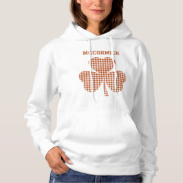 Sudadera Manta Xinga Roja Personalizada de Cuadros de Trébo