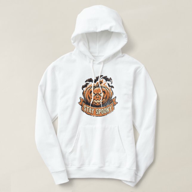 Sudadera Mantén el espíritu maligno de Jack O' Lantern Vint (Diseño del anverso)