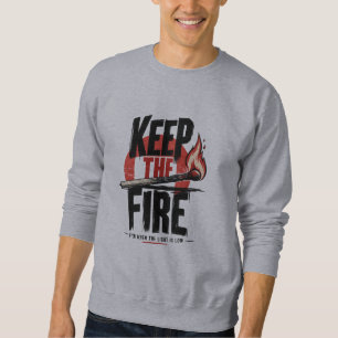 Sudadera MANTÉN EL FUEGO Motivación Inspiradora