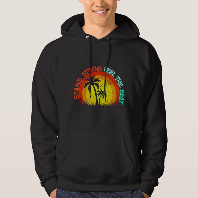 Sudadera Mantén Fuerte - Edición Retro (Anverso)