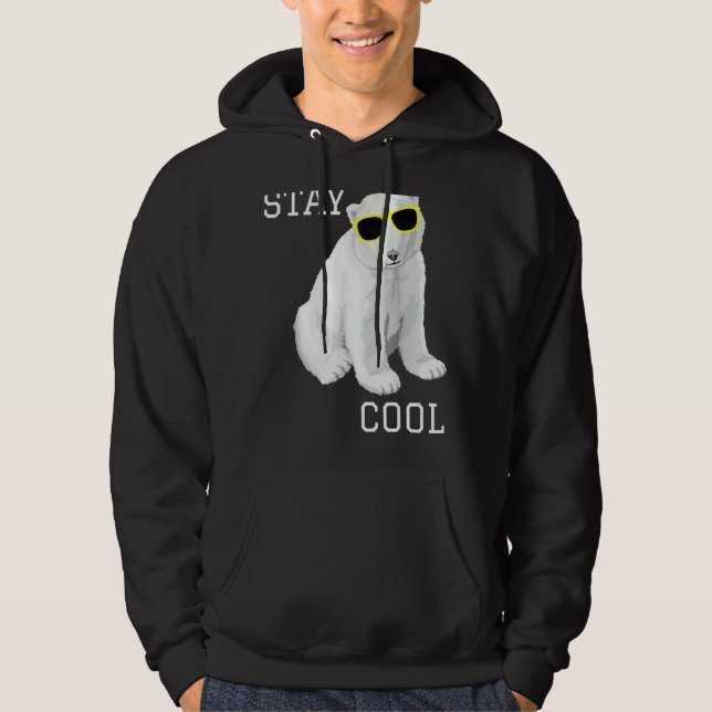 Sudadera Mantén Guay Polar Bear Cute Animals Winter (Anverso)