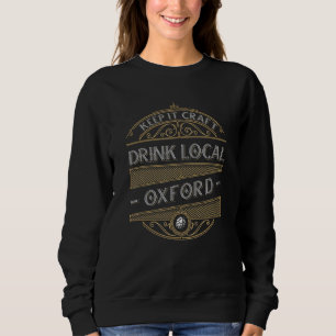 Sudadera Mantén la Artesanía Bebe Local Oxford Cerveza El