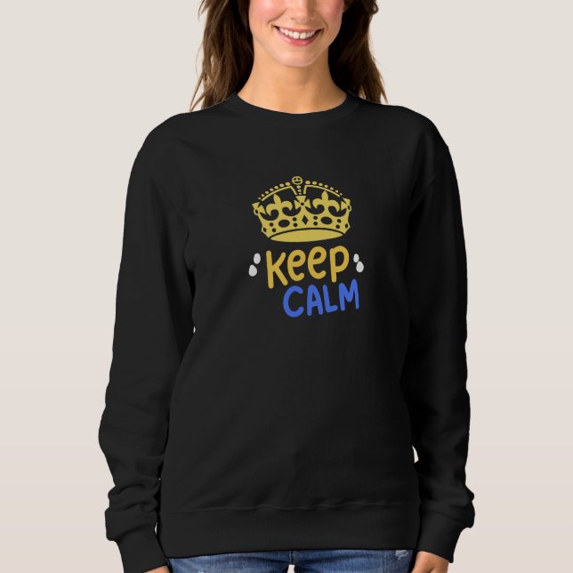 Sudadera mantén la calma (Anverso)