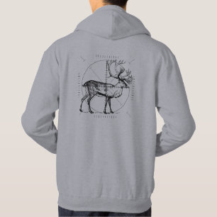 Sudadera Mantén la Calma Caza Ciervos Venado Tiro Tirar Caz