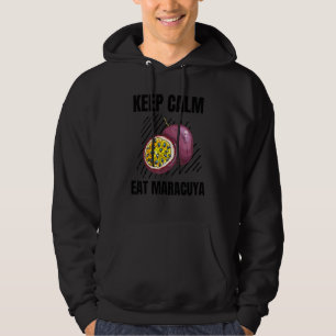 Sudadera Mantén la calma Come Maracuya Vintage Grunge Fruta