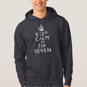 Sudadera Mantén la Calma Seis Siete Ropa de Humor Viral Mem