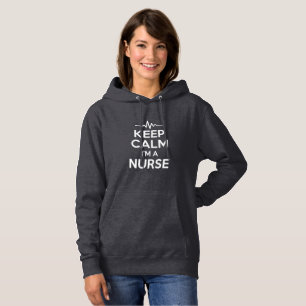 Sudadera Mantén la Calma Soy una Enfermera Frase
