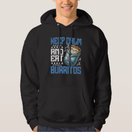 Sudadera Mantén la calma y come burritos