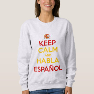 Sudadera Mantén la Calma y Habla Español